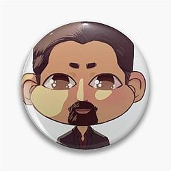 Cute Chibi David Rossi Criminal Minds Pin