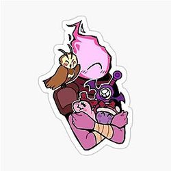 Cute Bobby Owl Dead Cells Sticker