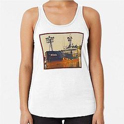 FV Wizard Deadliest Catch Racerback Tank Top