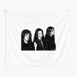 Dead Moon Monotype Vinyl etching Dead Moon Tapestries