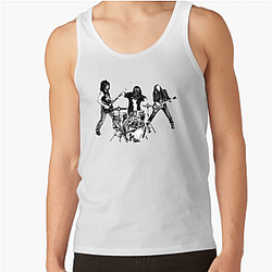 Dead Moon In the Graveyard debut Dead Moon Tank Tops