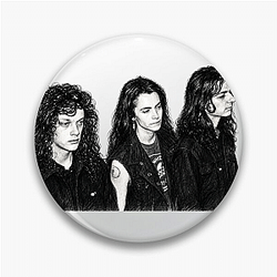 Dead Moon Monotype Vinyl etching Dead Moon Pins