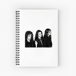 Dead Moon Monotype Vinyl etching Dead Moon Notebook