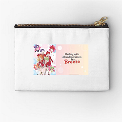 Dealing With Mikadono Sisters Is A Breeze Merch Dealing With Mikadono Sisters Is A Breeze Zipper Pouches