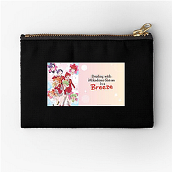 Dealing With Mikadono Sisters Is A Breeze Merch Dealing With Mikadono Sisters Is A Breeze Zipper Pouches
