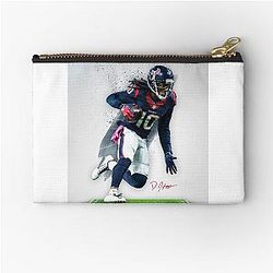 DeAndre Hopkins, Houston Sports Art Zipper Pouch