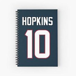 DeAndre Hopkins Texans Spiral Notebook