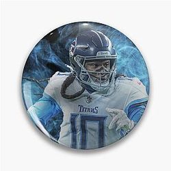 DeAndre Hopkins Tennessee Sports Art Pin