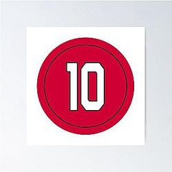 DeAndre Hopkins Number 10 Jersey Arizona Cardinals Poster