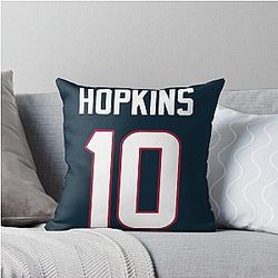 DeAndre Hopkins Texans Throw Pillow