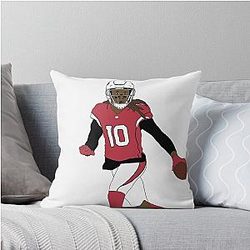 Arizona Cardinals DeAndre Hopkins Throw Pillow