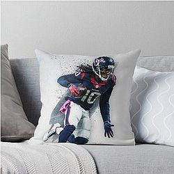 DeAndre Hopkins Houston Sport Art Throw Pillow