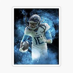 DeAndre Hopkins Tennessee Sports Art Sticker