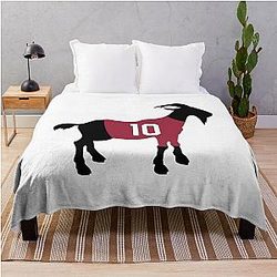 DeAndre Hopkins GOAT Throw Blanket