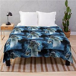 DeAndre Hopkins Tennessee Sports Art Throw Blanket
