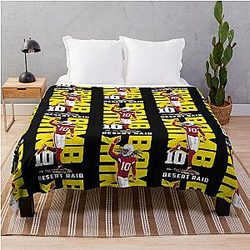 Deandre Hopkins Desert Raid Tee Throw Blanket
