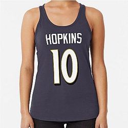 DeAndre Hopkins Ravens Racerback Tank Top