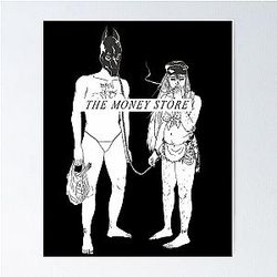 Death Grips The Money Store album cover censored Poster