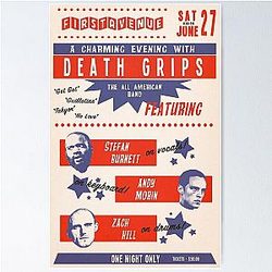 Retro Death Grips Poster