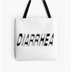 Diarrhea - Deathgrips All Over Print Tote Bag