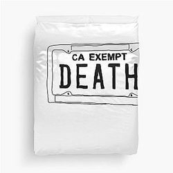 Government Plates by Death Grips Duvet Cover