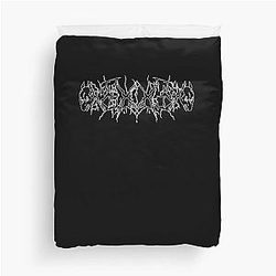 Death Grips Metal Logo Duvet Cover