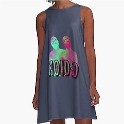Stay Noted Death Grips A-Line Dress