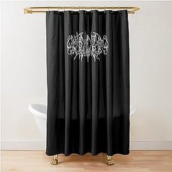 Death Grips Metal Shower Curtain
