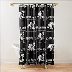 Death Grips Metal Shower Curtain