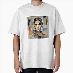 Colorful Sketch with Deepika Padukone T-Shirt