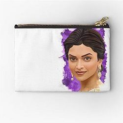 Deepika Padukone Digital Painting Zipper Pouch