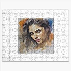 Deepika Padukone Watercolor Jigsaw Puzzle