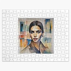 Colorful Sketch with Deepika Padukone Jigsaw Puzzle