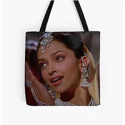 OM Shanti Om Deepika Padukone Vintage Bollywood Print Tote Bag