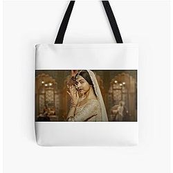 Deepika Padukone Bajirao Mastani All Over Print Tote Bag