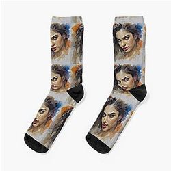 Watercolor image with Deepika Padukone