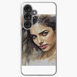 Watercolor image with Deepika Padukone Galaxy Soft Case