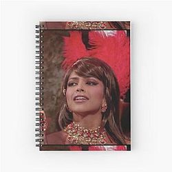 Deepika Padukone Om Shanti Om Vintage Bollywood Look Spiral Notebook