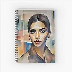 Colorful Sketch with Deepika Padukone Notebook