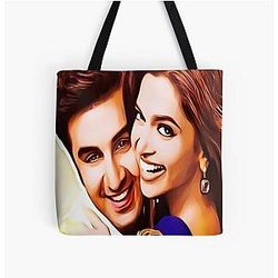 Ranbir Kapoor and Deepika Padukone Tote Bag