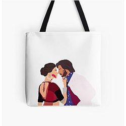 Goliyon Ki Rasleela Ram Leela Ranveer Singh Deepika Padukone All Over Print Tote Bag
