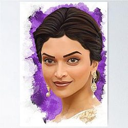 Deepika Padukone Painting Poster