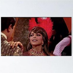 Deepika Padukone Om Shanti Om vintage Bollywood look Poster