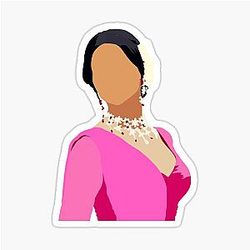 Deepika Padukone Dreamy Girl Bollywood Sticker
