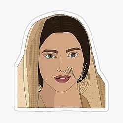 Deepika Padukone Mastani Sticker