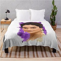 Deepika Padukone Digital Throw Blanket
