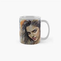 Watercolor image with Deepika Padukone Classic Coffee Mug