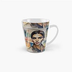 Colorful Sketch with Deepika Padukone Tall Mug