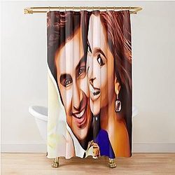 Ranbir Kapoor and Deepika Padukone Shower Curtain