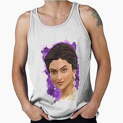 Deepika Padukone Digital Painting Tank Top